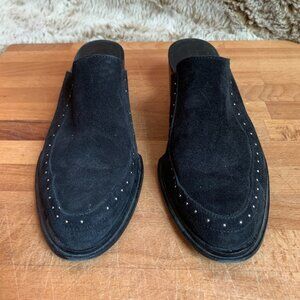Rag & Bone Black Suede Mules Women's EU38